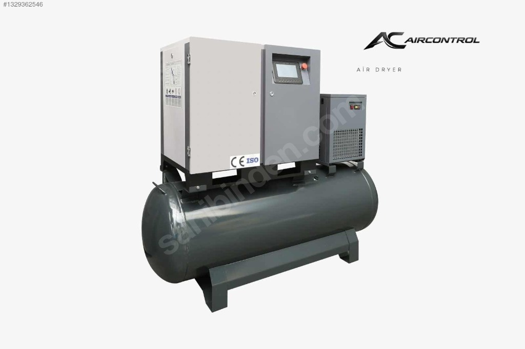 11 KW (15HP) VİDALI KOMPRESÖR SET ÜSTÜ HAZIR - Görsel 1